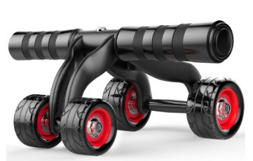 Four-wheel abdominal muscle exercise