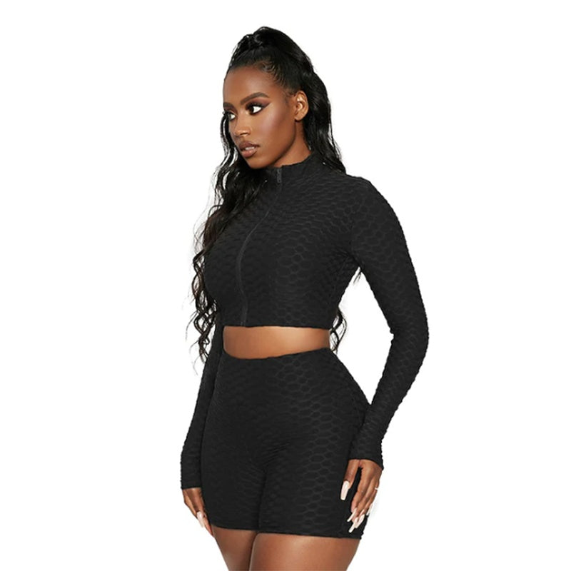 Women's Tracksuit Yoga Fitness Suit Activewear Set