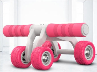 Four-wheel abdominal muscle exercise
