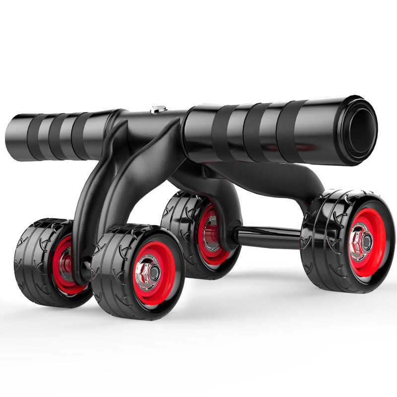 Four-wheel abdominal muscle exercise